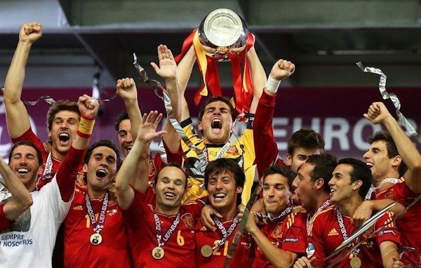 La Selección Española gana la Eurocopa.
