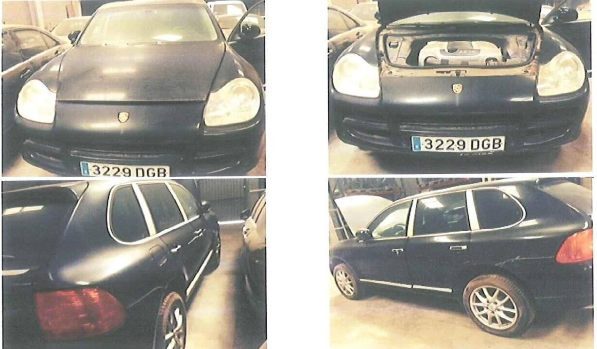 Porsche Cayenne subastado.
