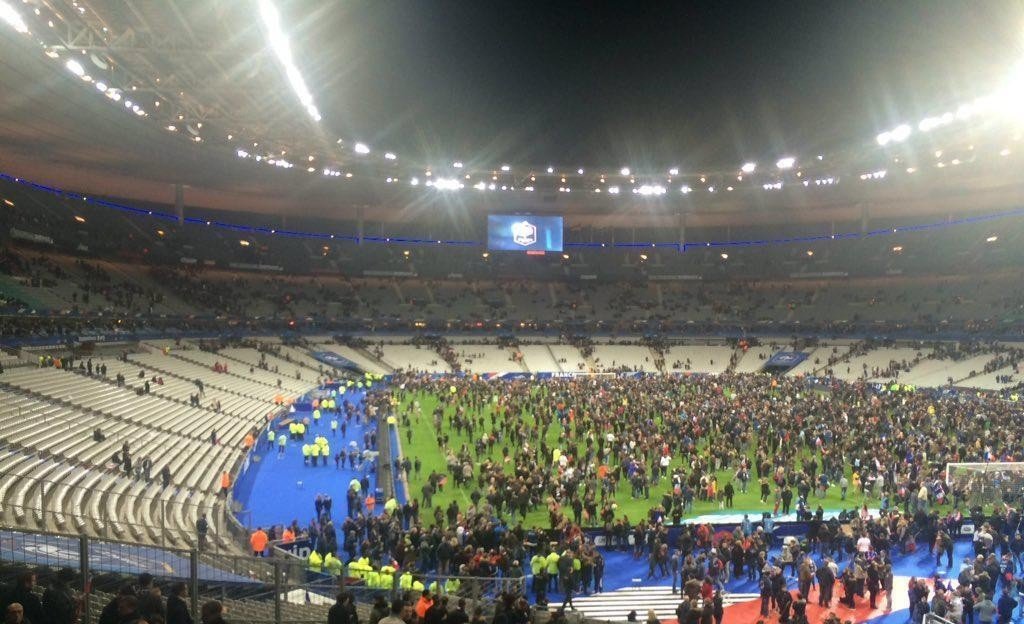 El Estadio de Francia ayer por la noche.
