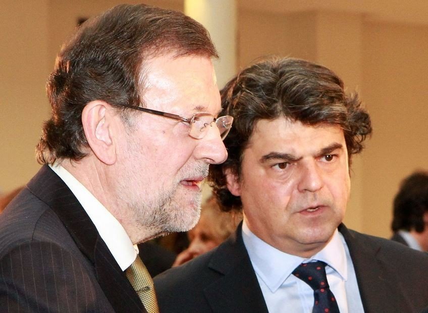 Mariano Rajoy y Jorge Moragas.