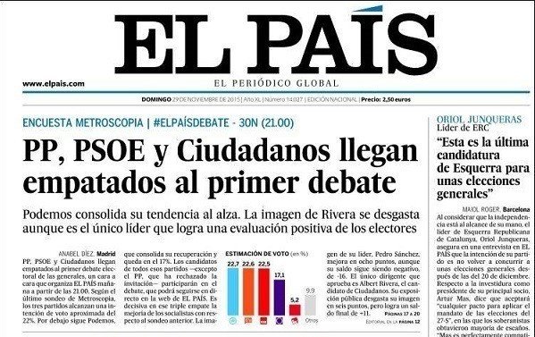 Encuesta de El País.