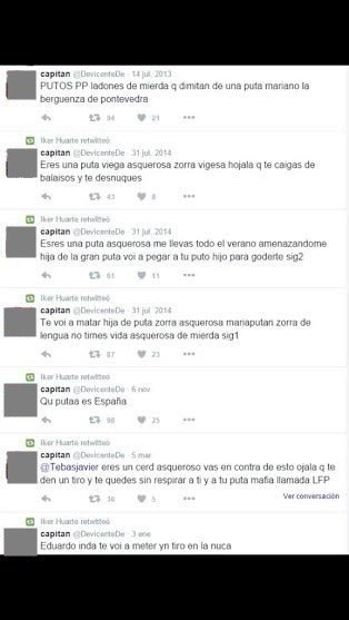Twitter del agresor de Rajoy.