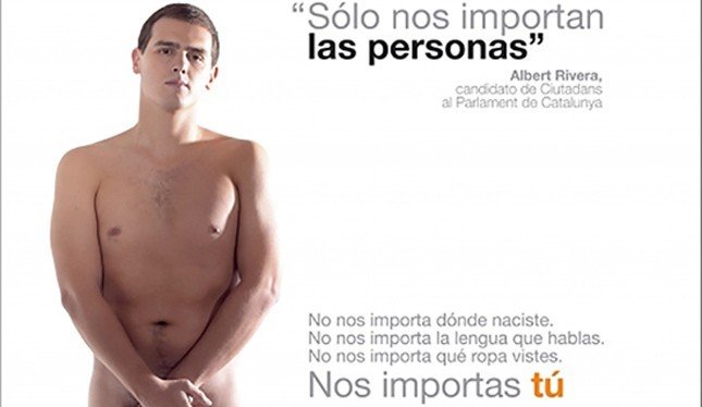Albert Rivera, en un cartel electoral de 2006.