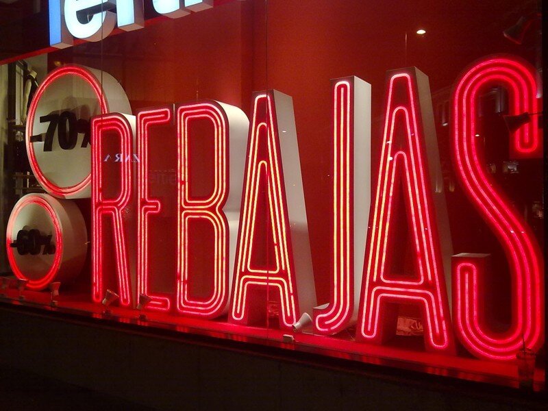 Rebajas.