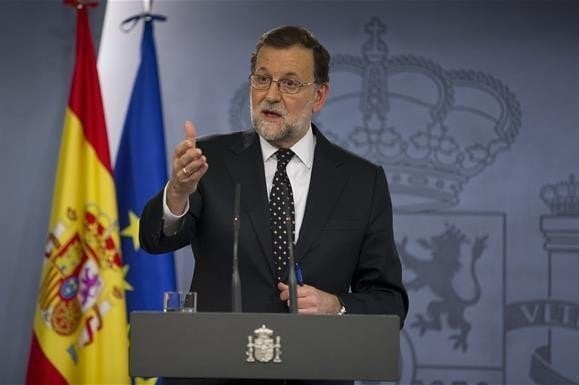 Mariano Rajoy, en la rueda de prensa en Moncloa del pasado viernes.