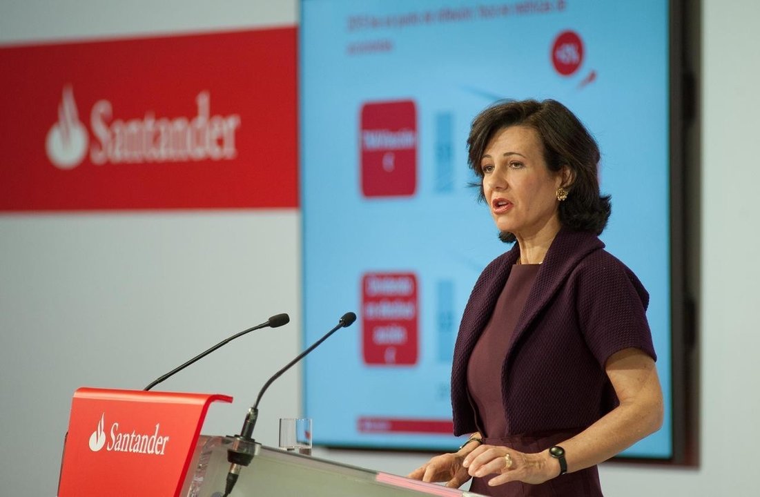Ana Botín presenta los resultados del Banco Santander.