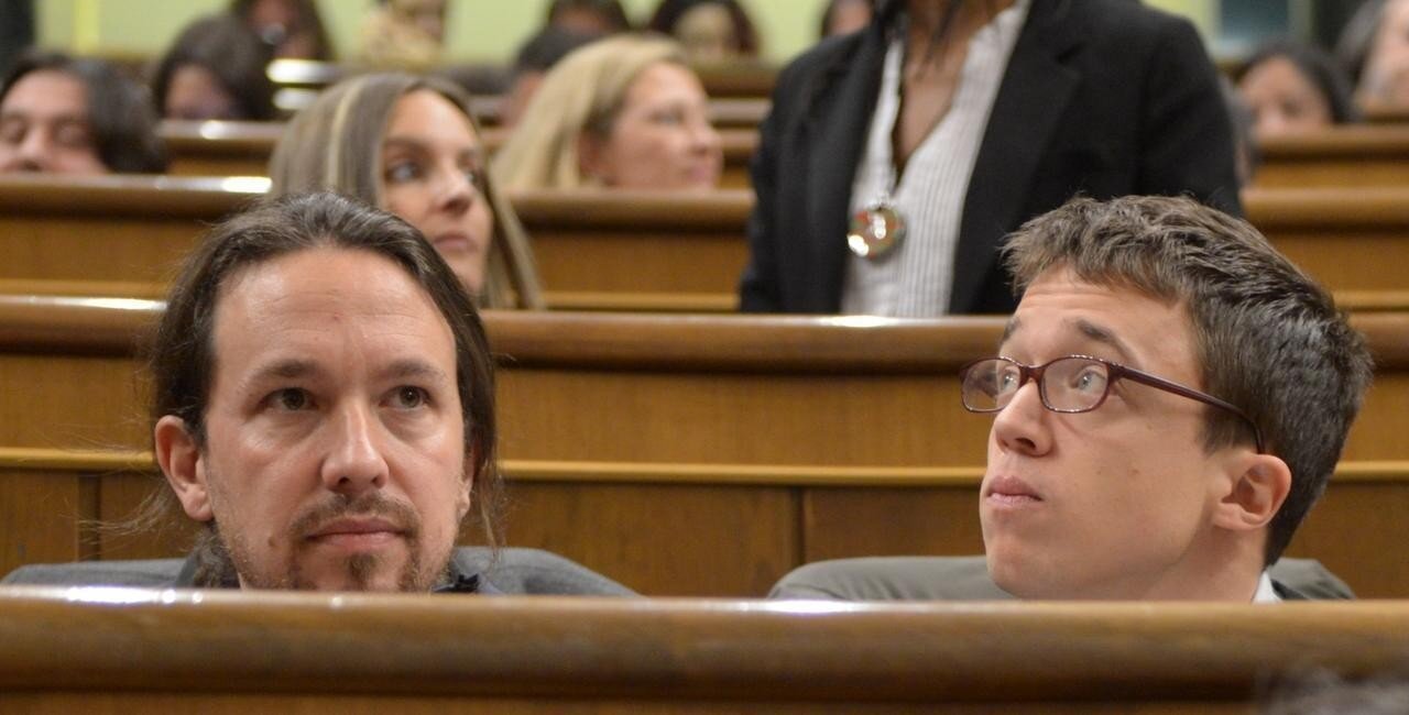 Pablo Iglesias e &Iacute;&ntilde;igo Errej&oacute;n.