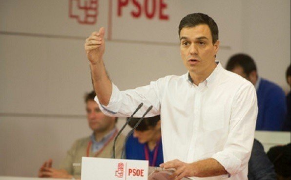 Pedro Sánchez, en el Comité Federal.
