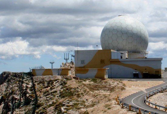 Radar del EVA 5, en Alcoy (Alicante),