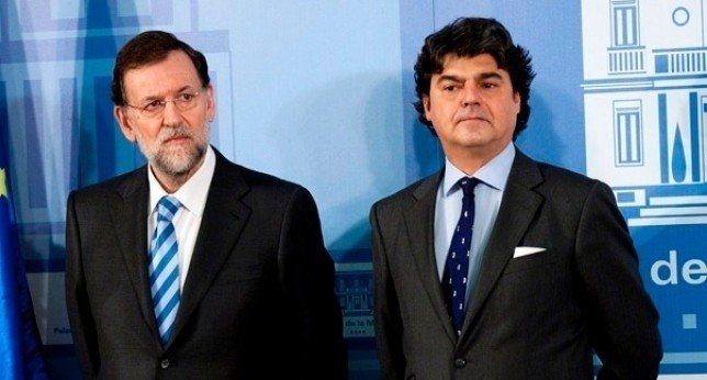 Mariano Rajoy y Jorge Moragas.