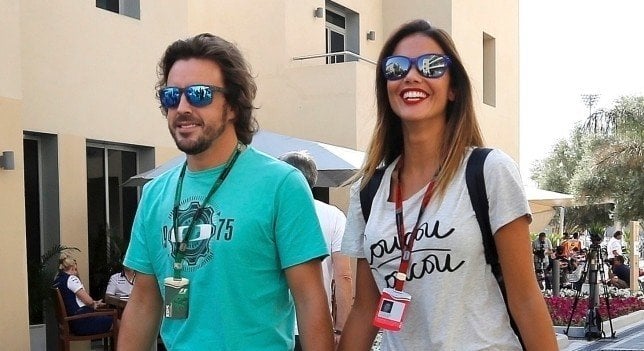 Fernando Alonso y Lara Álvarez.