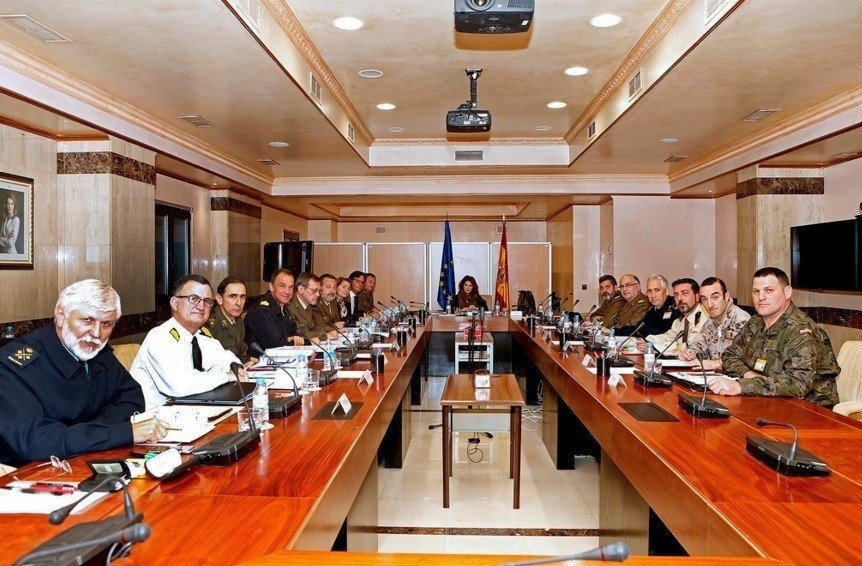 Imagen de archivo de una reunión del Consejo de Personal de las Fuerzas Armadas.