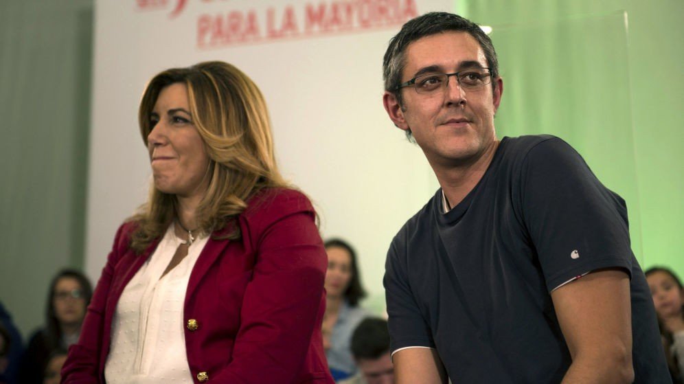 Susana Díaz y Eduardo Madina.