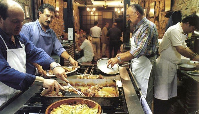 Una sociedad gastronómica de San Sebastián.