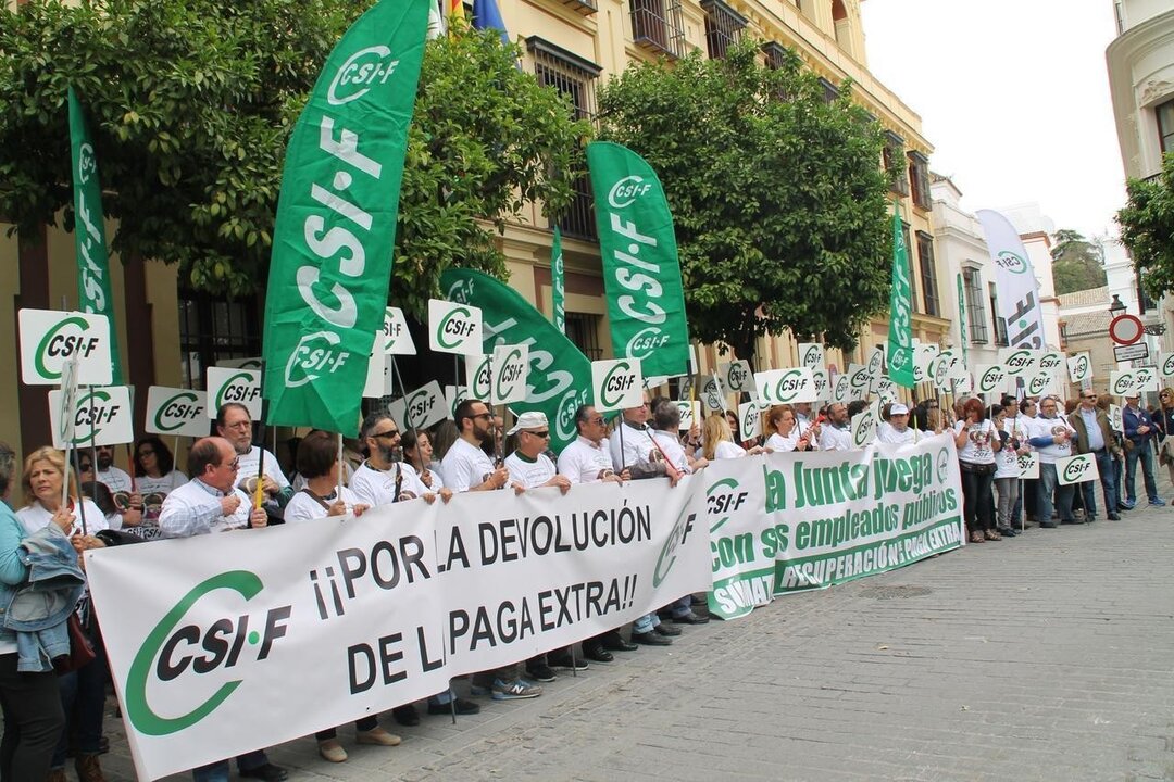 Manifestaci&oacute;n de CSIF.