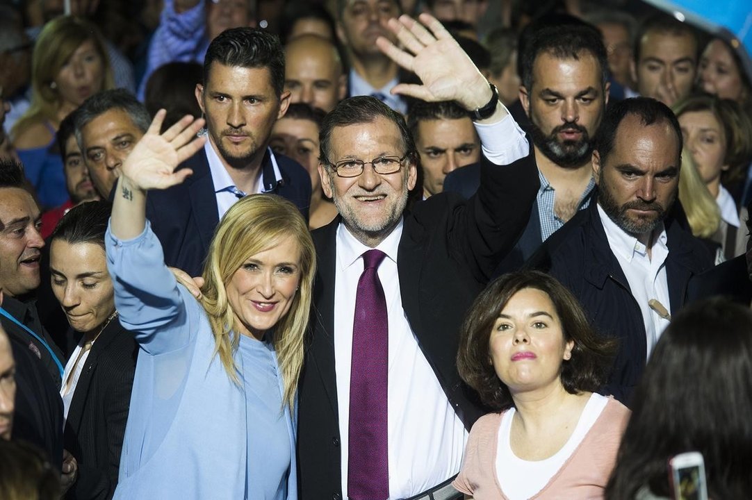 Mitin de inicio de campaña del PP en Madrid.