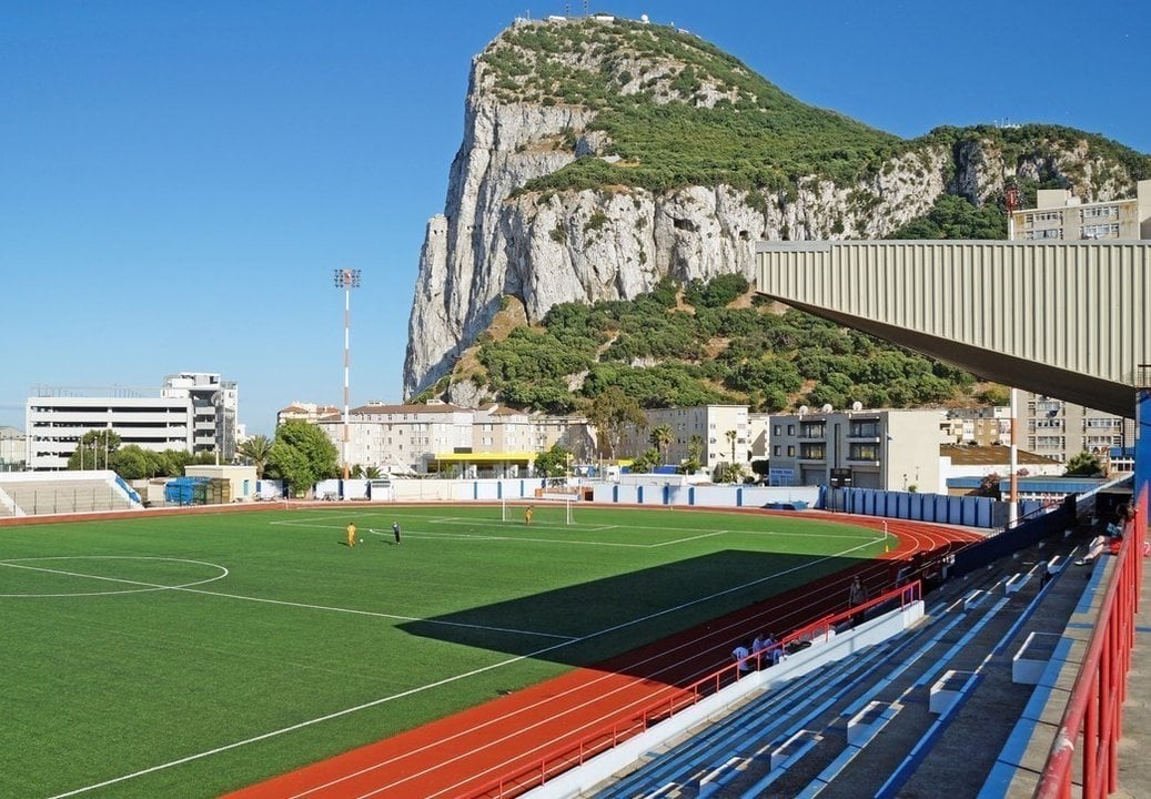 Estadio de la Victoria, en Gibraltar.