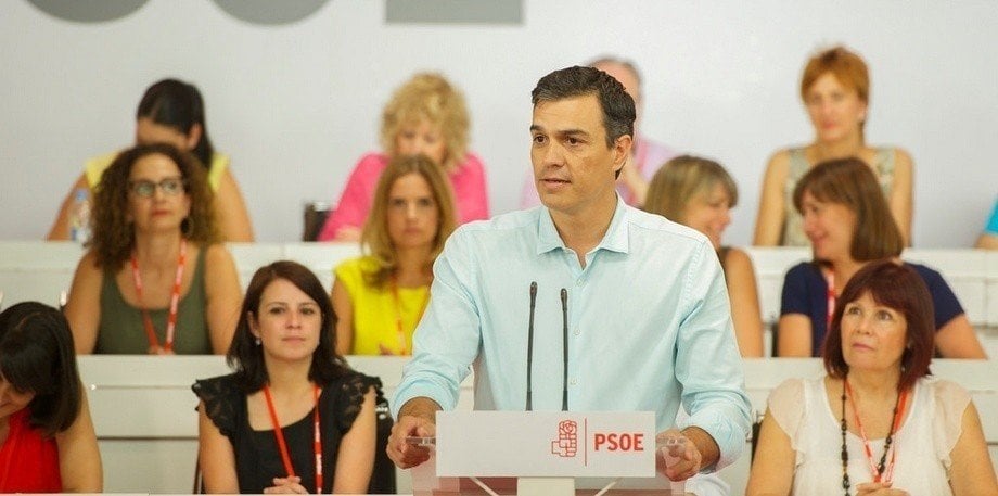 Pedro Sánchez, en el último Comité Federal.