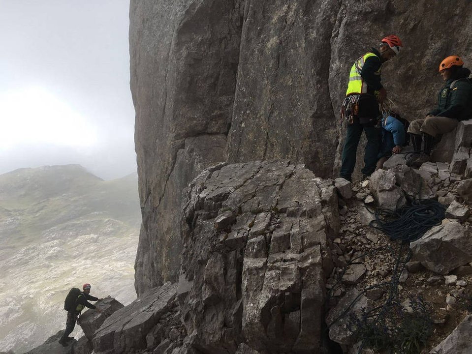 Rescatados dos escaladores en los Picos de Europa.