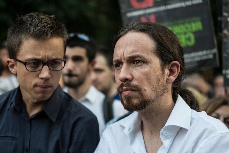 &Iacute;&ntilde;igo Errej&oacute;n y Pablo Iglesias.