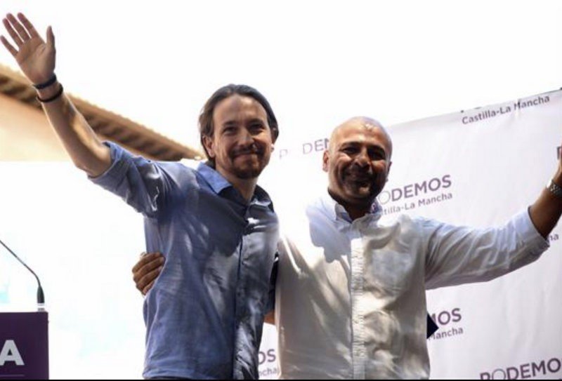 Pablo Iglesias y José García Molina.