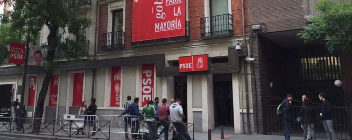 Sede del PSOE en la calle Ferraz. 
