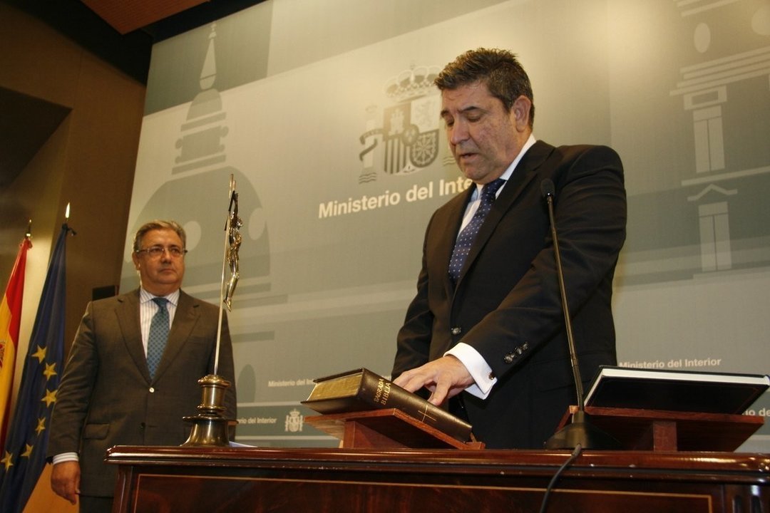 José Manuel Holgado toma posesión del cargo de director de la Guardia Civil.