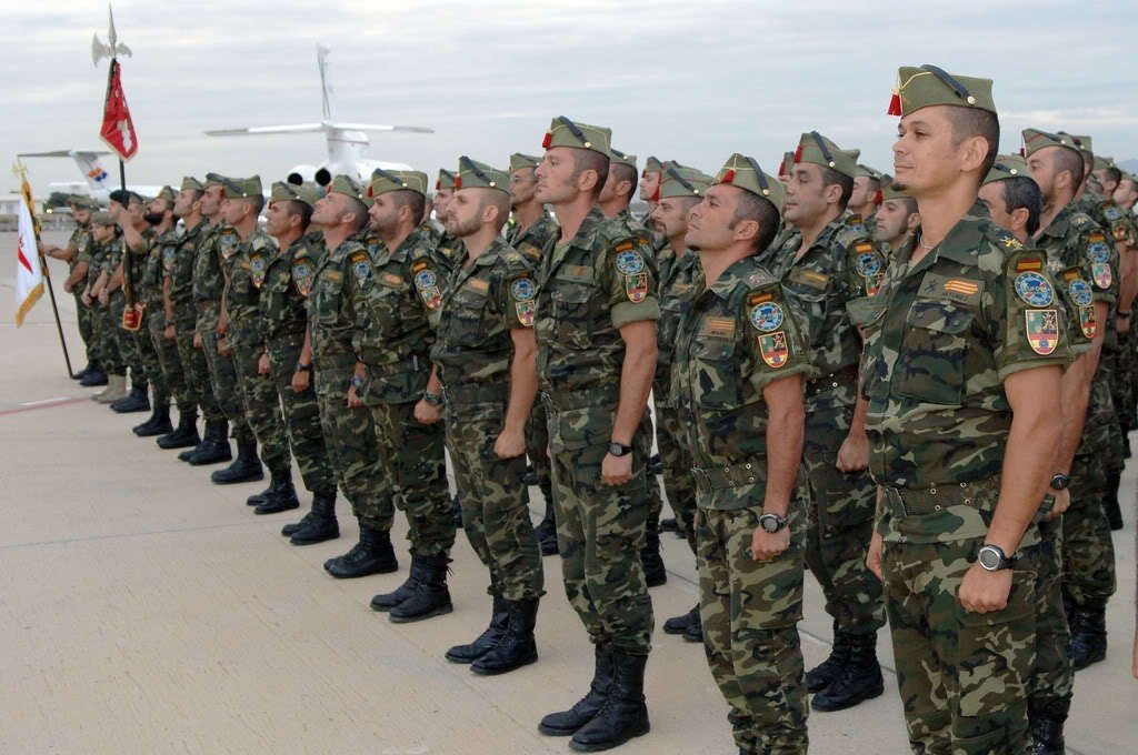 Militares españoles.