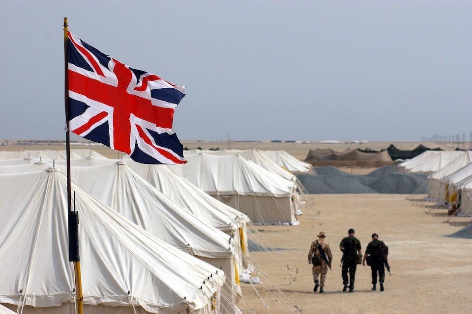 Tropas del Reino Unido en Afganistán.