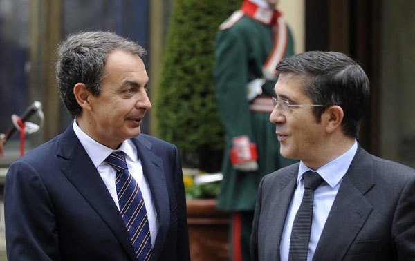 José Luis Rodríguez Zapatero y Patxi López.