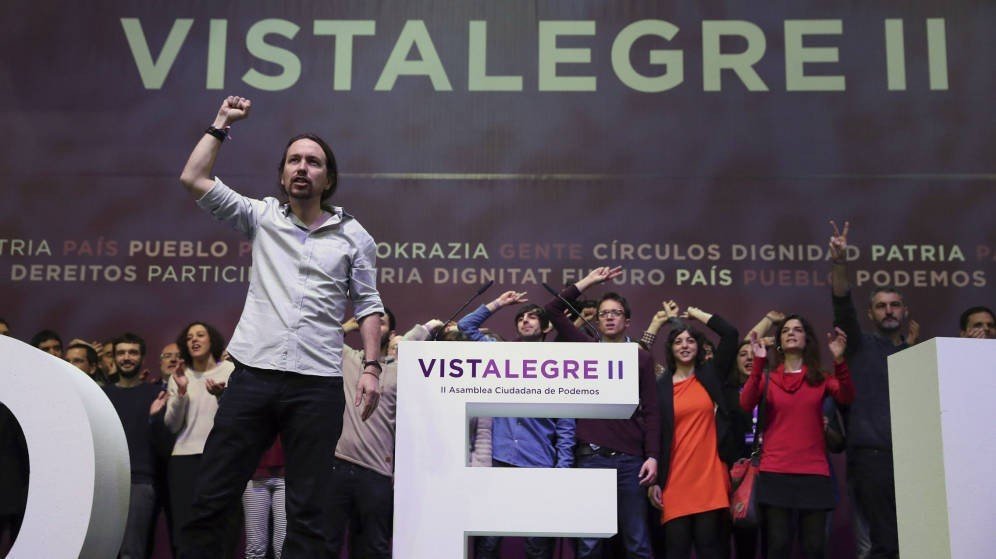 Pablo Iglesias en Vistalegre II