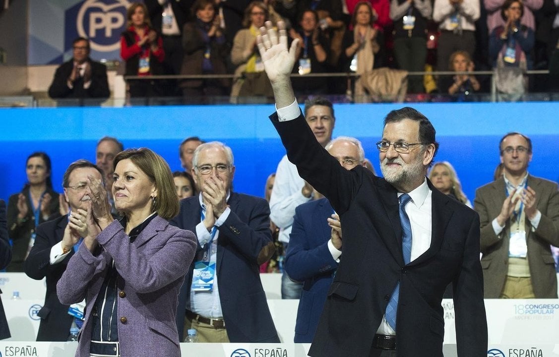 Mariano Rajoy en el Congreso Nacional del PP.