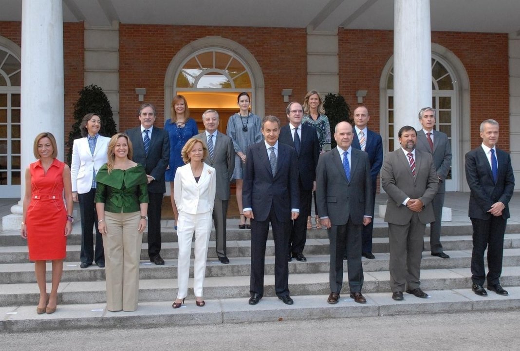 Un Consejo de Ministros, con Carme Chacón a la izquierda.