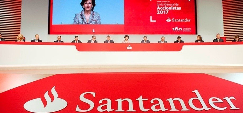 Junta del Banco Santander.