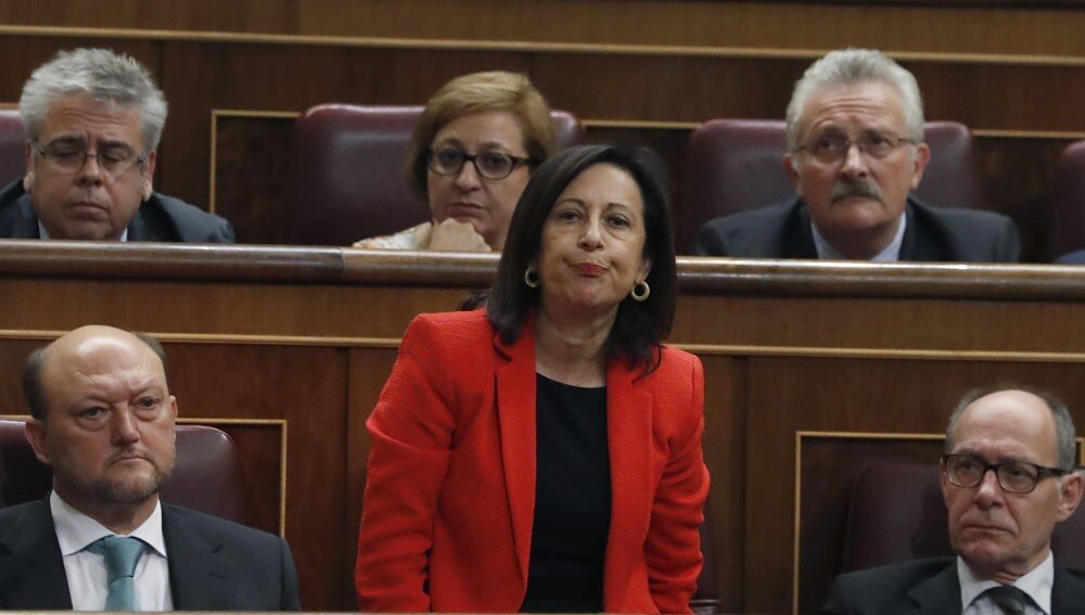 Margarita Robles y Antonio Trev&iacute;n,