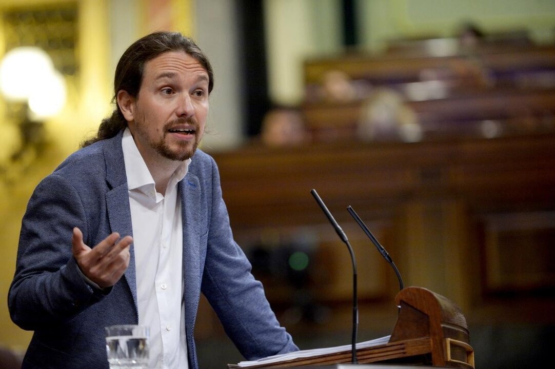Pablo Iglesias, en su discurso en la moci&oacute;n de censura.