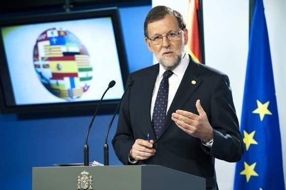 Mariano Rajoy, en una cumbre europea en Bruselas.