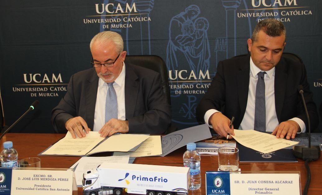 Firma de la nueva Cátedra Primafrio - UCAM