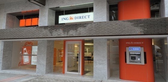 Sucursal bancaria de ING.