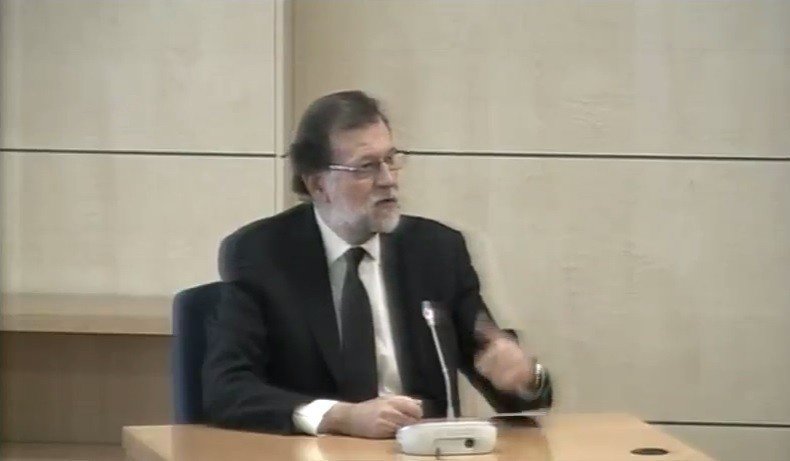 Mariano Rajoy comparece en el juicio del caso Gürtel.