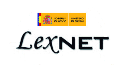 Logo de la plataforma digital Lexnet.