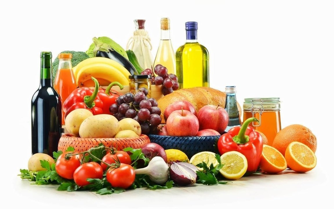 Alimentos que forman la base de la dieta mediterránea