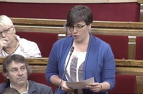 Mireia Boya, diputada de la CUP en el Parlament de Cataluña.