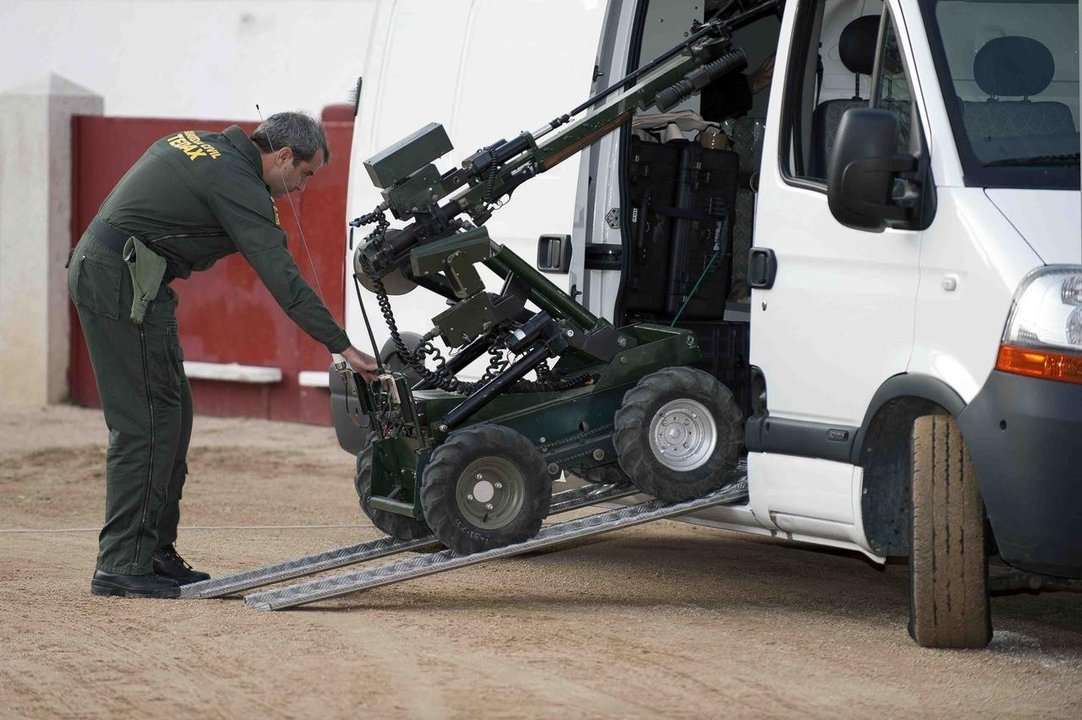 Un robot del Servicio de Desactivación de Explosivos de la Guardia Civil.