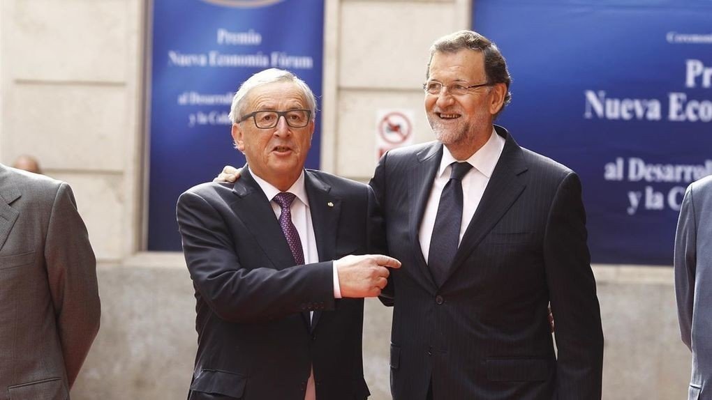 Jean-Claude Juncler y Mariano Rajoy.