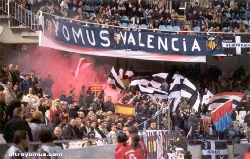 Ultras del Valencia.