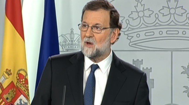 Mariano Rajoy comparece para explicar las medidas del artículo 155.