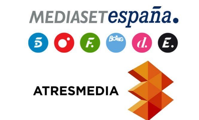 Mediaset España y Atresmedia. 