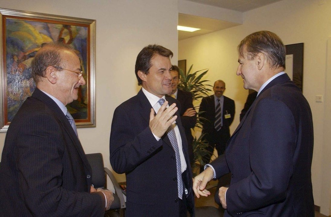 Jordi Vilajoana (izquierda), junto a Artur Mas.