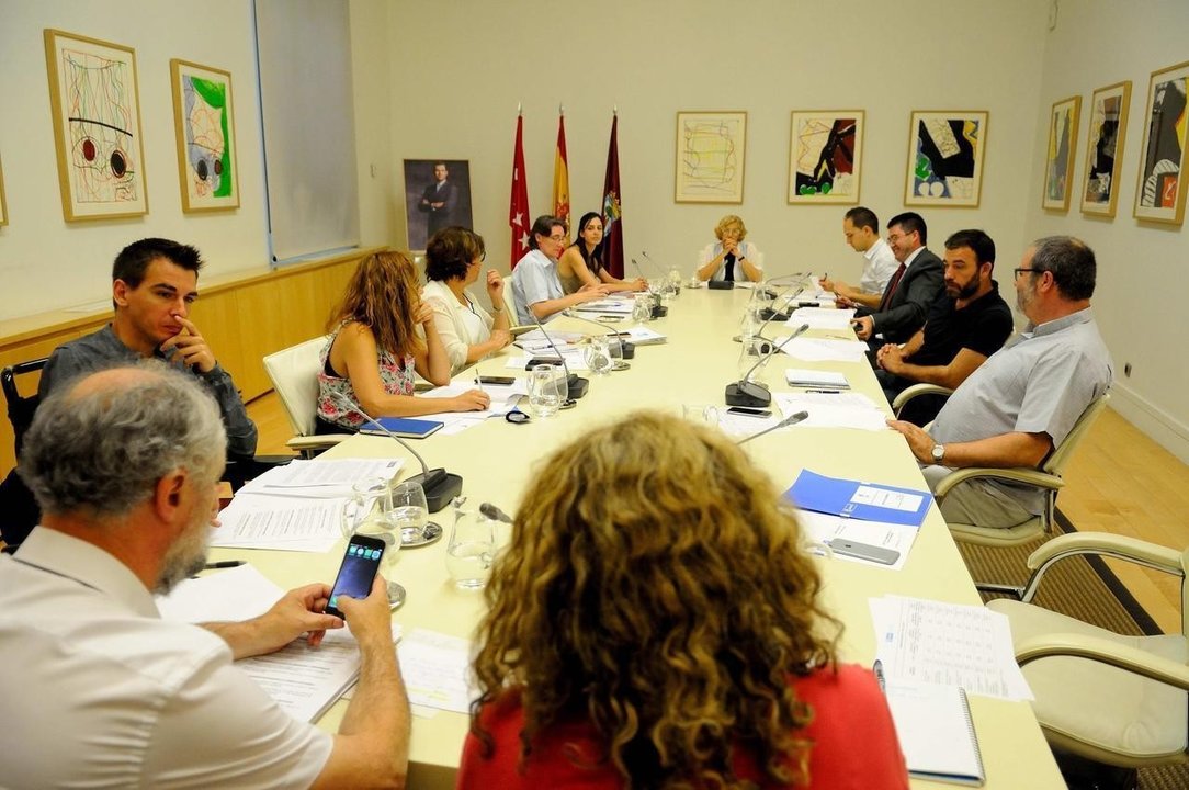 Junta de gobierno del ayuntamiento de Madrid.